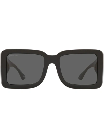 Burberry Eyewear Oversized Square-frame Sunglasses In Black