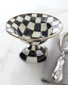 MACKENZIE-CHILDS SMALL COURTLY CHECK COMPOTE,PROD154920148