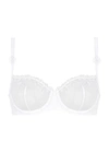 Simone Perele Delice Embroidered Demi Bra In White