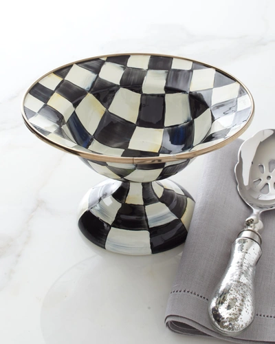 MACKENZIE-CHILDS SMALL COURTLY CHECK COMPOTE,PROD135340031