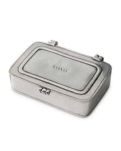 Match Large Xoxo Box In Pewter