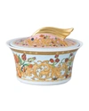VERSACE BUTTERFLY GARDEN COVERED SUGAR BOWL,PROD237920194