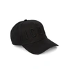 Dsquared2 Black Embroidered Baseball Cap In Black
