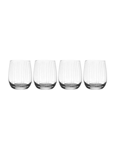 Mikasa Berlin Double Old Fashion Glasses, Set Of 4