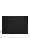 Givenchy Antigona Large Pouch Clutch Bag In 001 Black