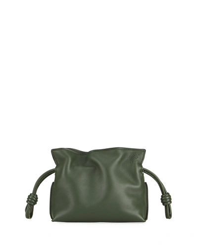 Loewe Flamenco Nano Bag In Vintage Khaki