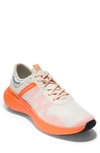 Cole Haan Zerogrand Outpace Ii Running Shoe In Optic White/ Cloud/ Orange