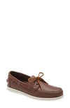 Sebago Portland Boat Shoe In Brown/brown/brown