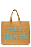 BTB LOS ANGELES HOLA BEACHES STRAW TOTE,0221-29