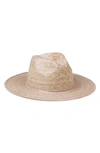 LACK OF COLOR PALMA STRAW FEDORA,PALMAFED1