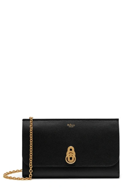 Mulberry Amberley Leather Wallet In Black