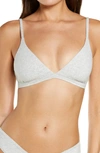 SKIMS COTTON STRETCH JERSEY TRIANGLE BRALETTE,BR-TRI-0267