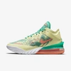 Nike Lebron 18 Low "summer Refresh" Basketball Shoes In White Lime,new Green,bright Mango
