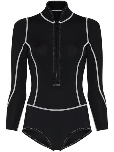 Abysse Lotte Long-sleeve Wetsuit In Black