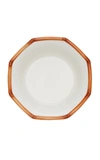 ESTE CERAMICHE FOR MODA DOMUS BAMBOO PAINTED LARGE CERAMIC SERVING BOWL