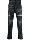 DSQUARED2 ICON DISTRESSED-EFFECT SKINNY JEANS