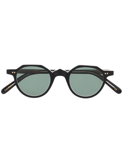 Lesca P21 Round-frame Sunglasses