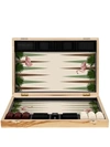 ALEXANDRA LLEWELLYN FLAMINGO TOURNAMENT-SIZE BACKGAMMON SET