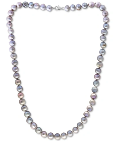 Effy Collection Effy White Cultured Freshwater Pearl (7 Mm) 18" Statement Necklace (also In Gray, Pink, & Multicolor