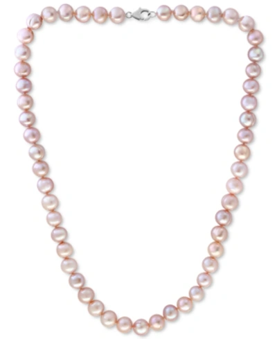 Effy Collection Effy White Cultured Freshwater Pearl (7 Mm) 18" Statement Necklace (also In Gray, Pink, & Multicolor