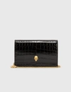 Alexander Mcqueen Skull Mini Bag In Black