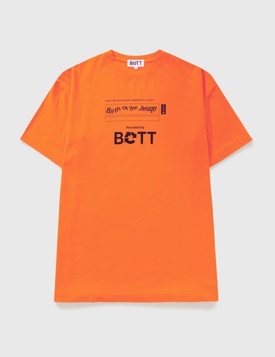 Bott Security T-shirt In Orange