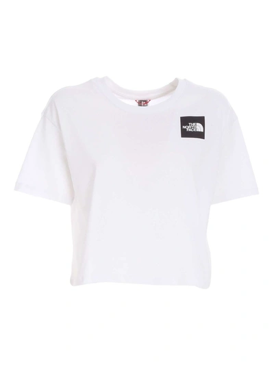 The North Face W Cropped Fine Tee In White