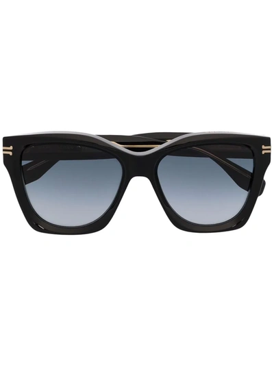 Marc Jacobs Eyewear Square Frame Sunglasses In 8079o Black