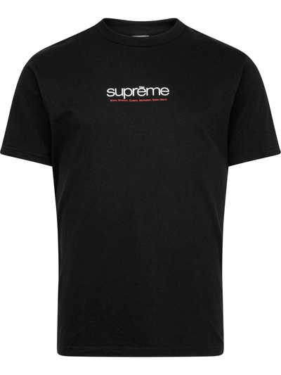 Supreme Five Boroughs T-shirt In Schwarz