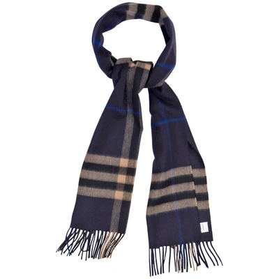 Burberry The Classic Check Cashmere Scarf In Black
