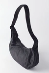 Baggu Medium Nylon Crescent Bag In Black