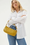 Urban Outfitters Uo Croc Baguette Trendy Bag In Mustard