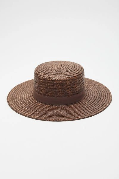 URBAN OUTFITTERS UO STRAW BOATER HAT 60705548