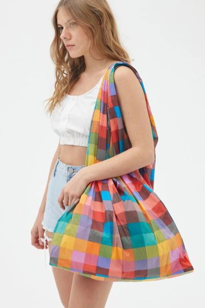 Baggu Big Reusable Tote Bag In Madras #1