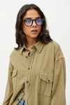 Urban Outfitters Rita Blue Light Glasses In Black
