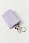 Urban Outfitters Uo Charm Wallet In Lavender