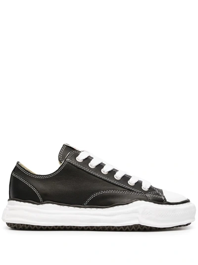 Miharayasuhiro Maison Mihara Yasuhiro Peterson Og Sole Low Canvas Sneaker In Black