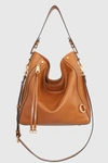 Rebecca Minkoff Mab Leather Hobo Bag In Caramello