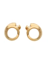 Bottega Veneta Spiral Earrings In Gold