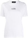Dsquared2 White Cotton Icon T-shirt In White