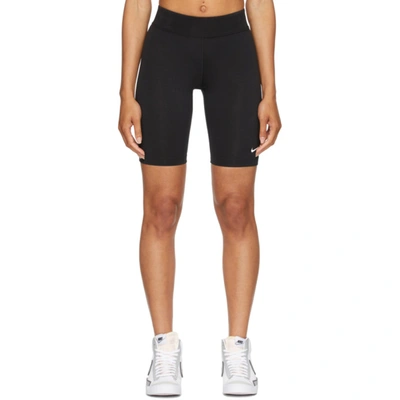 Nike Women's  Sportswear Essential Mid-rise Bike Shorts (plus Size) In Black
