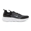 Nike React Live Low-top Sneakers In Black/white-dk Smoke