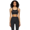 NIKE BLACK SWOOSH LUXE SPORTS BRA