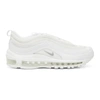 Nike White Air Max 97 Sneakers In 101 White/w