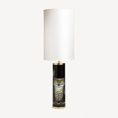 Fornasetti Cylindrical Lampshade In White
