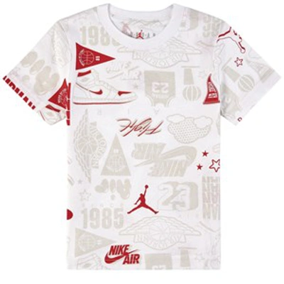 Air Jordan Kids'  Air Elements T-shirt White 2-3 Years