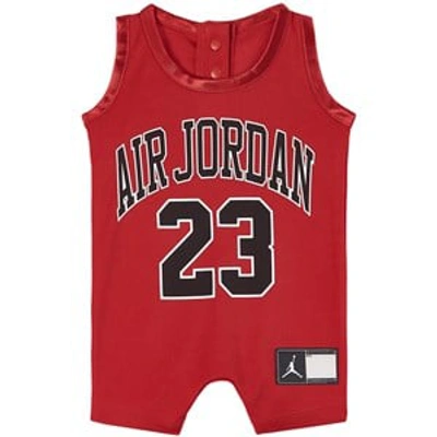 Air Jordan Babies'  Red Jordan 23 Romper