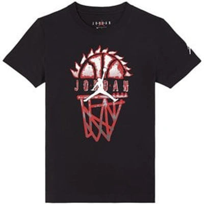 Air Jordan Kids'  Black Jumpman Baseline Graphic T-shirt