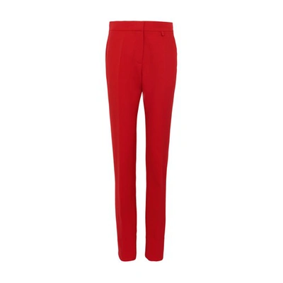 Givenchy Straight Fit Pants In Red