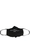Stella Mccartney Logo-embellished Face Mask In Nero
